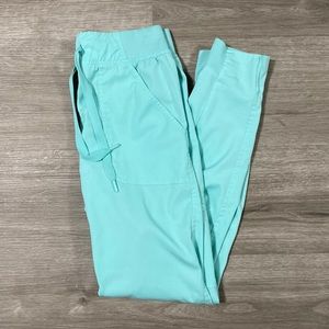 mint green scrub pants size xs